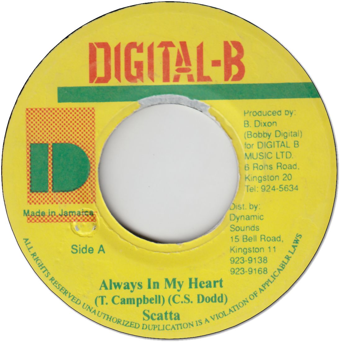 ALWAYS IN MY HEART (VG+)