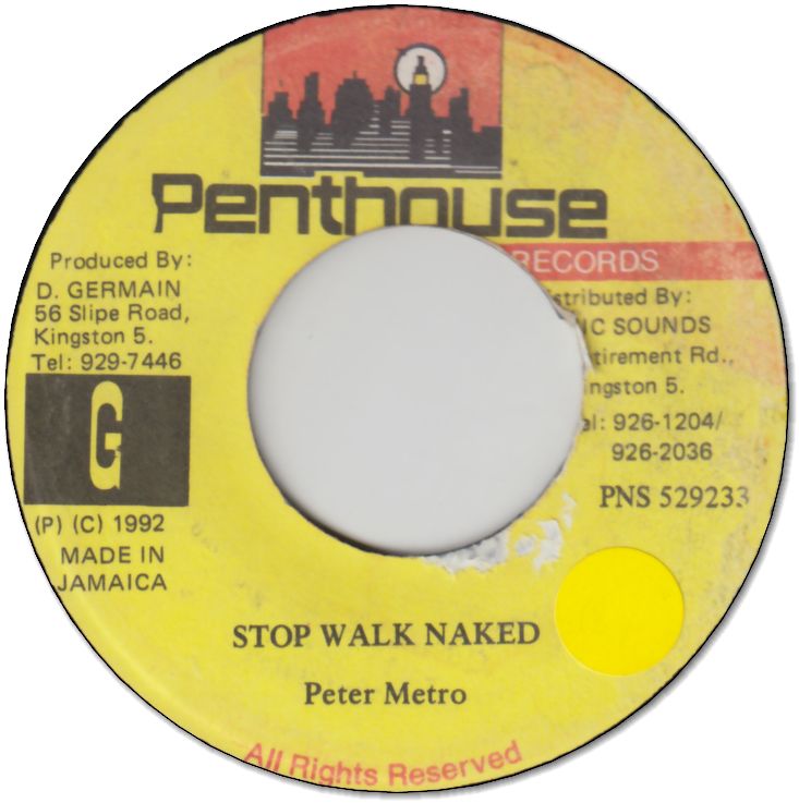 STOP WALK NAKED  (VG+/seal)