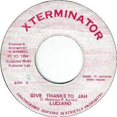 GIVE THANKS TO JAH (VG+)