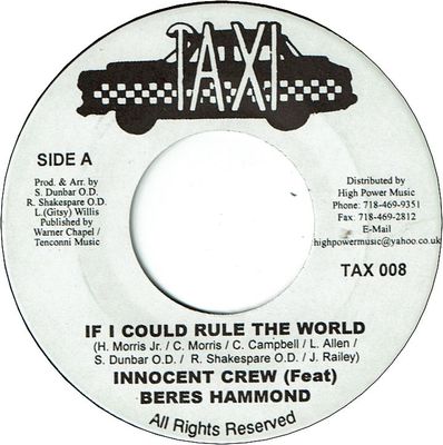 IF I COULD RULE THE WORLD (VG+)